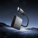 Hoco USB-C to USB-C and AUX 3.5 UPA34 - Metal Gray